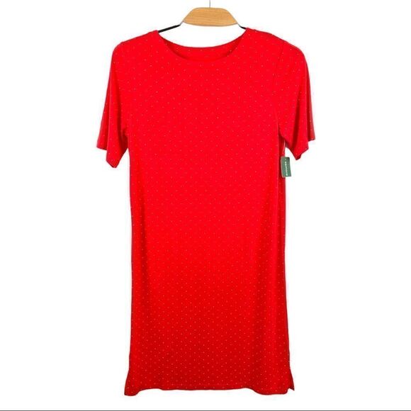 🎁NWT Miiyu Red Small Dot Nightgown Size XS🎁 - Picture 4 of 8